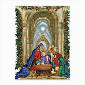 Nativity Scene 5 Canvas Print