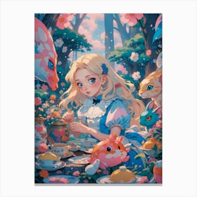 Alice In Wonderland Canvas Print