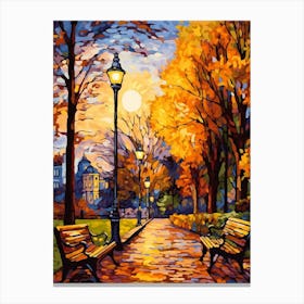 Emirgan Park Pixel Art 1 Canvas Print