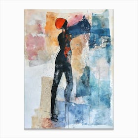 Woman Silhouette Canvas Print