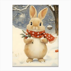 Snow Bunny 7 Canvas Print