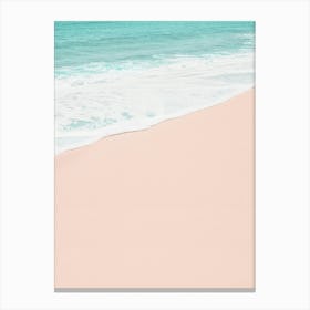 Pink beach Canvas Print