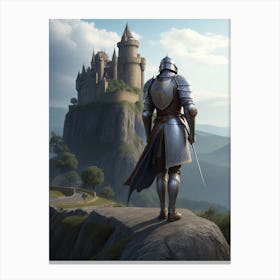 Knight In Shining Armor Canvas Print