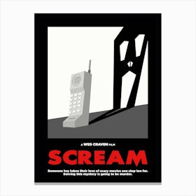Scream Film Poster Canvas Print