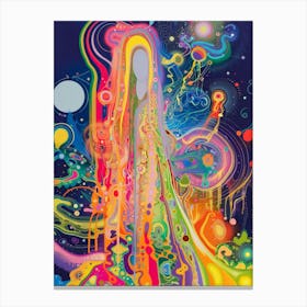 Psychedelic Woman 1 Canvas Print