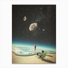 Summer With A Chance Of Asteroids Canvas Print