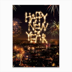 Happy New Year Canvas Print