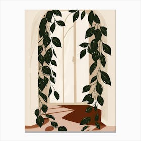 Ivy Illustration 2 Canvas Print