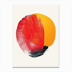 Red, Yellow And Black Canvas Print