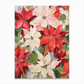 Poinsetta Painting 1 Canvas Print