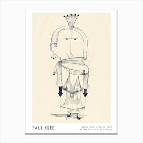 Paul Klee Woman In A Crown Canvas Print