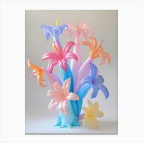 Dreamy Inflatable Flowers Lily 1 Canvas Print