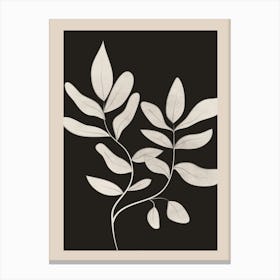 Minimalist Plants & Leaves Art 2 Canvas Print