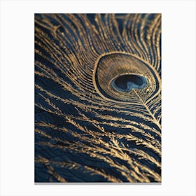 Peacock Feather Canvas Print