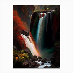 Yumbilla Falls, Peru Nat Viga Style (2) Canvas Print