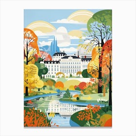 Nymphenburg Palace Gardens Germany 2 Canvas Print