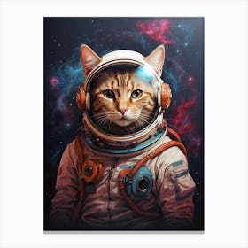 Cat Astronaut Canvas Print