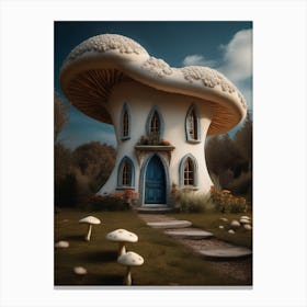 Mushroom House 3 Canvas Print