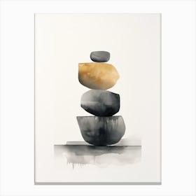 Stacked Stones Canvas Print