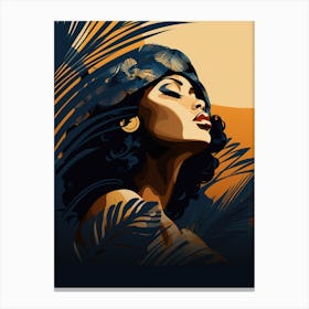 Afro-American Woman 22 Canvas Print