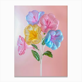 Dreamy Inflatable Flowers Impatiens 2 Canvas Print