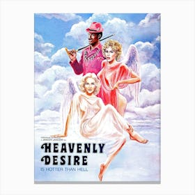 Heavenly Desire, Sexy Movie Poster Canvas Print