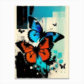 Two Butterflies 8 Canvas Print