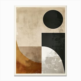 Textural Whispers Minimalist Style Canvas Print