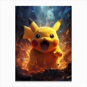 Pokemon Pikachu 5 Canvas Print