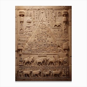 Egyptian Pyramid Canvas Print