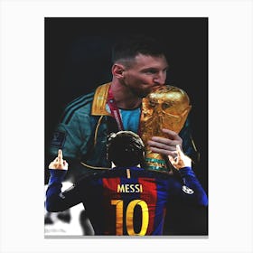 Messi 2 Canvas Print