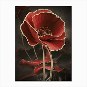 Red Poppy Canvas Print Canvas Print