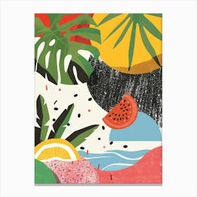 Tropical Background 4 Canvas Print