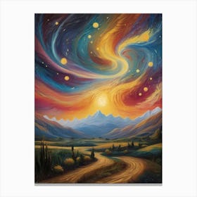 Starry Sky 6 Canvas Print