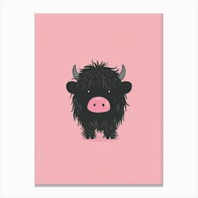 Cute Yak Canvas Print