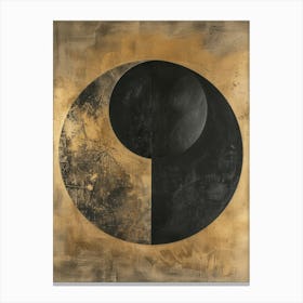 Black And Gold 6 Canvas Print