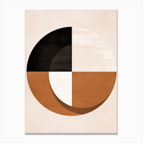 Bottrop Balance, Geometric Bauhaus Canvas Print