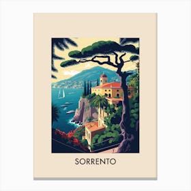 Sorrento Italy Vintage Travel Poster Canvas Print
