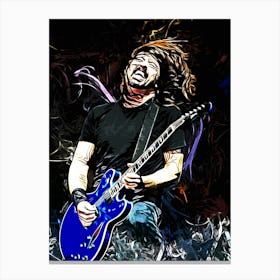 Dave Grohl Foo Fighters 17 Canvas Print