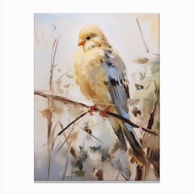 Bird Painting Budgerigar 2 Canvas Print
