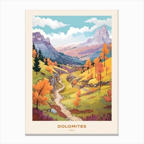 Dolomites Alta Via Italy 2 Hike Poster Canvas Print