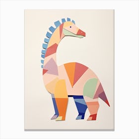 Nursery Dinosaur Art Parasaurolophus 3 Canvas Print