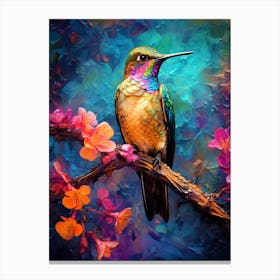 Hummingbird Painting bird animal Canvas Print