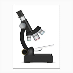 Microscope Canvas Print