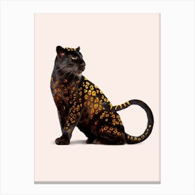 Golden Panther Canvas Print