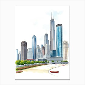 Urban Oasis 2 Canvas Print