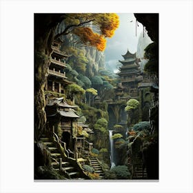 Asian Village 4 Canvas Print