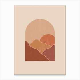 Mountain Arch Canvas Print