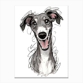 Greyhound 1 Canvas Print