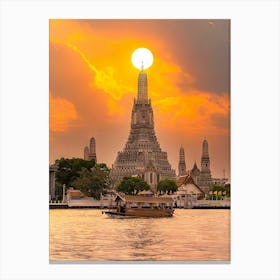 Golden Temple, Thailand Canvas Print